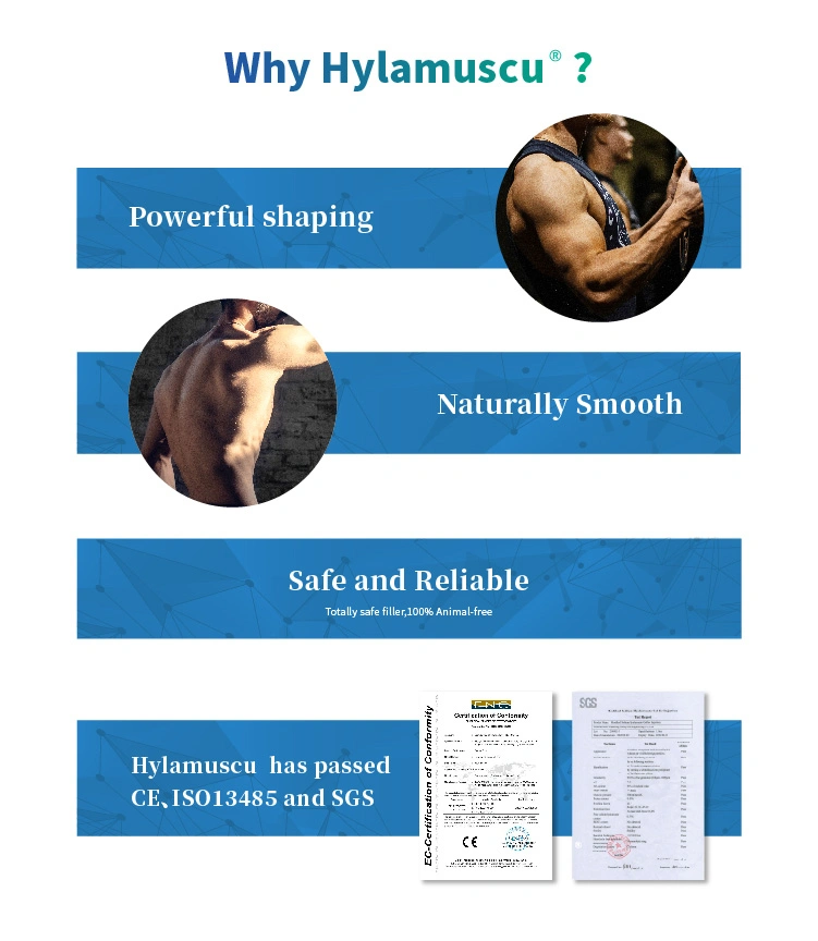 Hylamuscu 10ml 20ml Hyaluronic Acid Filler Adult Penis Enlargement Products for Sale Online